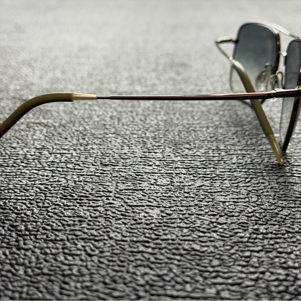 Oliver Peoples Silver and Blue Aviator Sunglasses - Picture 5 of 8